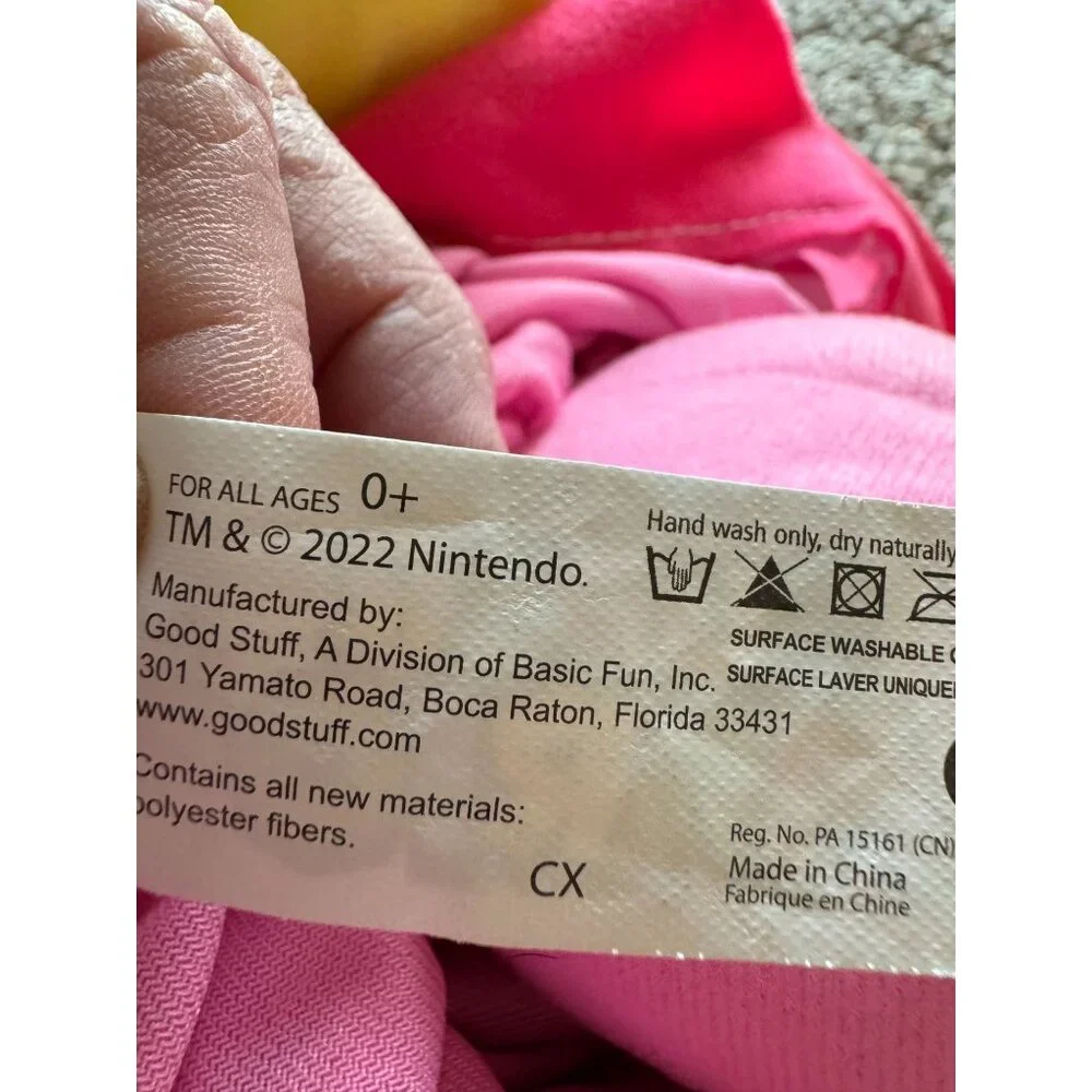 Nintendo Princess Peach Plush‎ Doll – 2022 – Super Mario Bros.